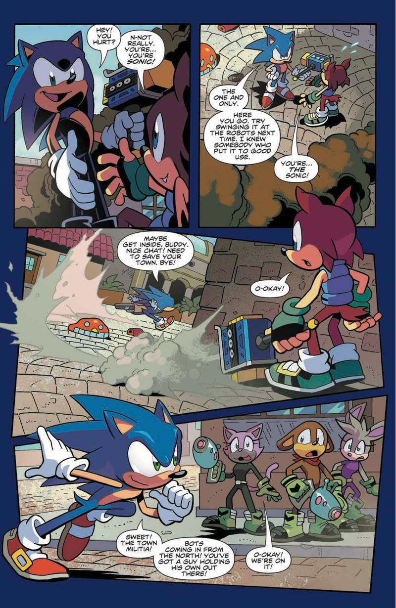Illustration for article titled Sonic The Hedgehog speeds into a new series in this exclusive preview